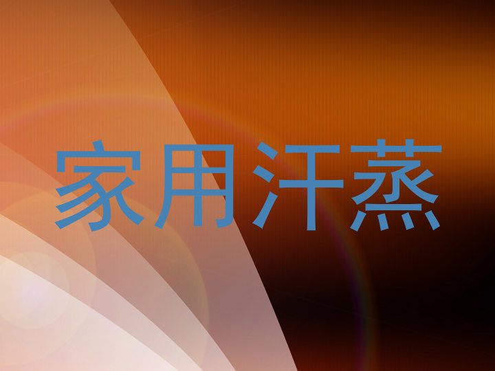 家用汗蒸