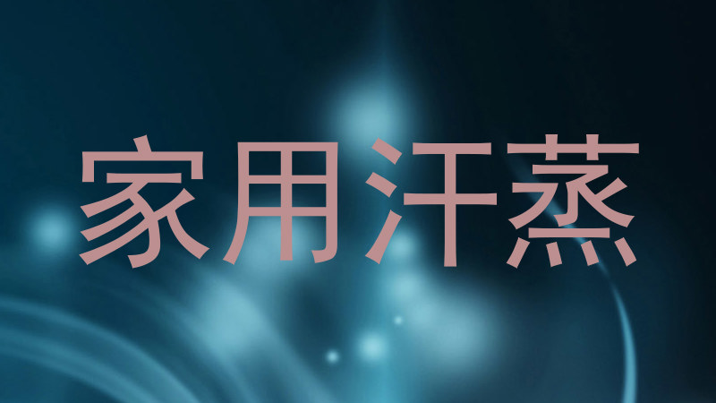 家用汗蒸