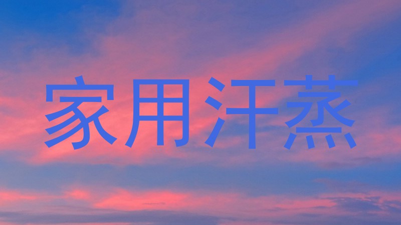 家用汗蒸