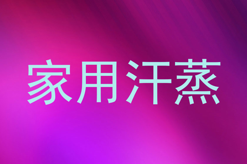 家用汗蒸