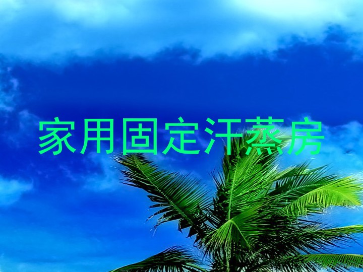 家用固定汗蒸房