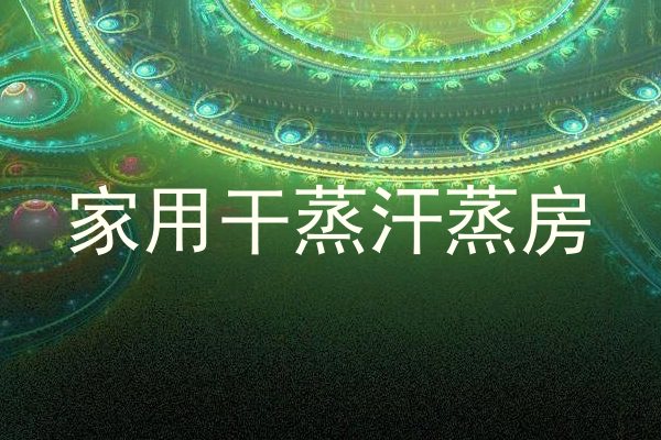 家用干蒸汗蒸房