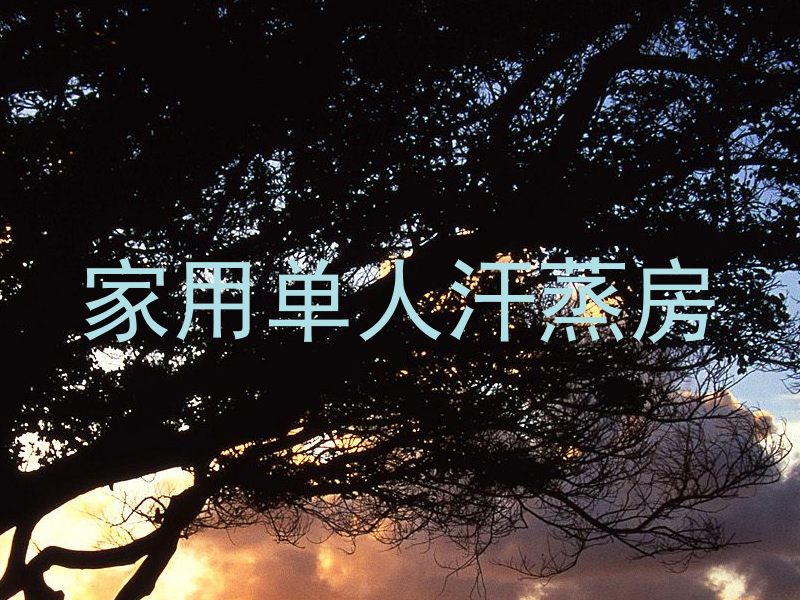 家用单人汗蒸房