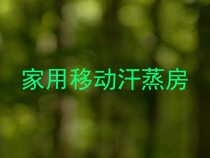家用移动汗蒸房