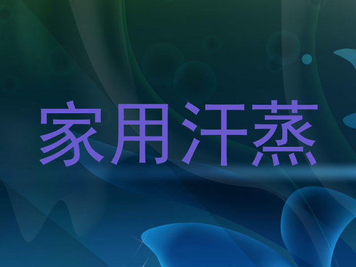 家用汗蒸