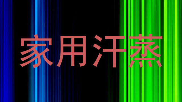 家用汗蒸