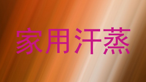 家用汗蒸