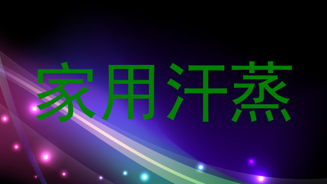 家用汗蒸