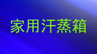 家用汗蒸箱