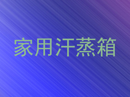 家用汗蒸箱