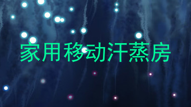 家用移动汗蒸房