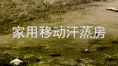 家用移动汗蒸房