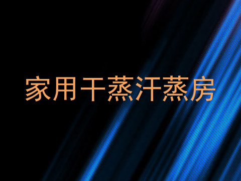 家用干蒸汗蒸房