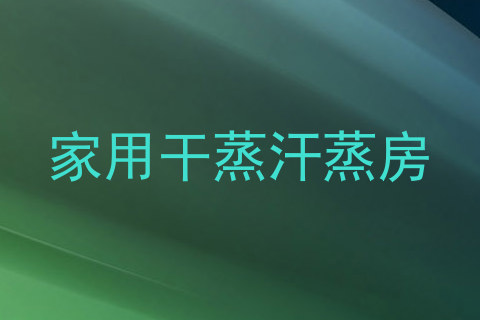 家用干蒸汗蒸房