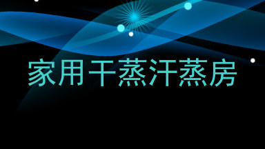 家用干蒸汗蒸房