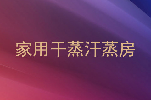 家用干蒸汗蒸房
