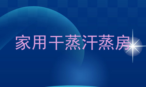 家用干蒸汗蒸房