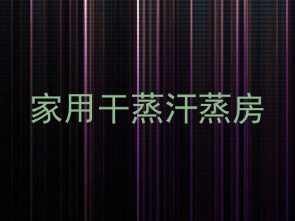 家用干蒸汗蒸房