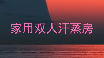 家用双人汗蒸房