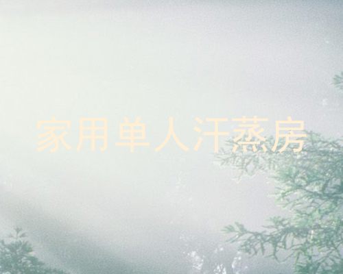 家用单人汗蒸房