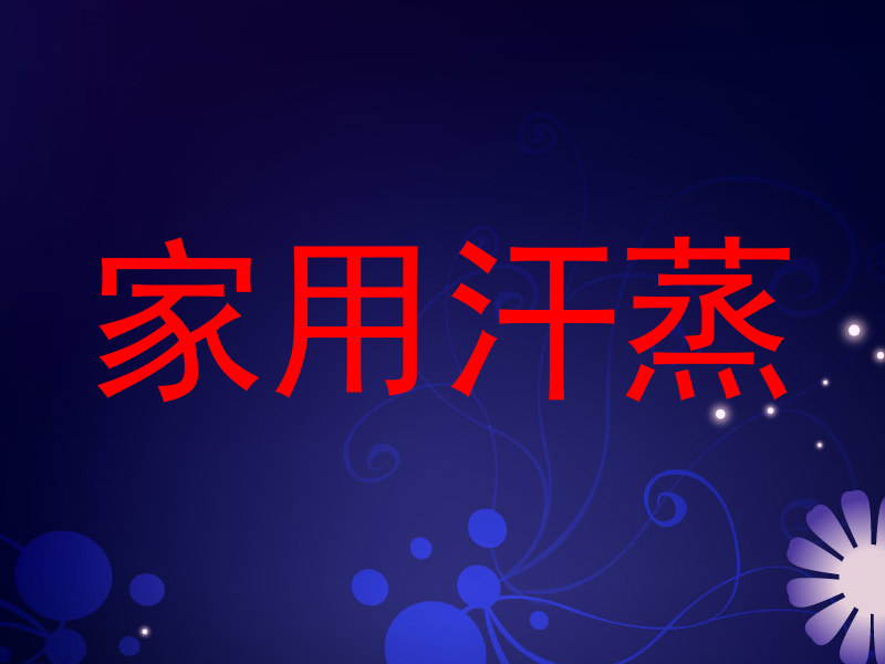 家用汗蒸