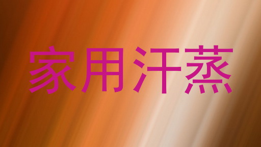 家用汗蒸