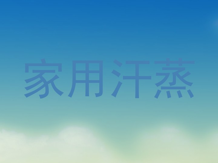 家用汗蒸
