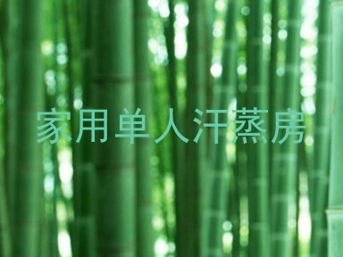 家用单人汗蒸房