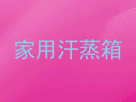 家用汗蒸箱