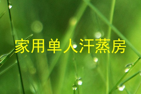 家用单人汗蒸房