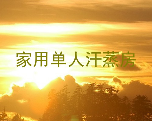 家用单人汗蒸房