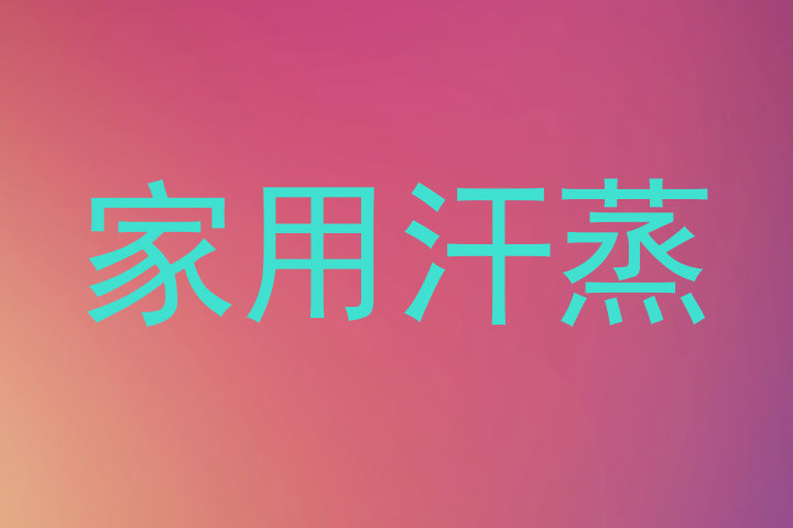 家用汗蒸