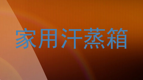 家用汗蒸箱