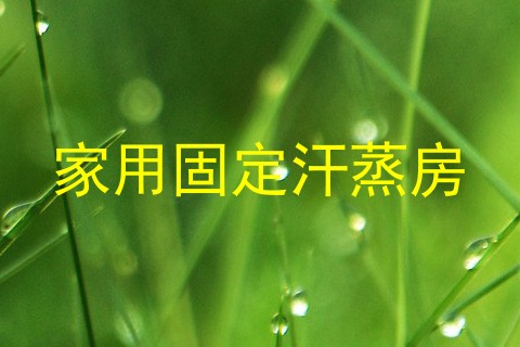 家用固定汗蒸房