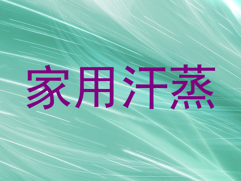 家用汗蒸