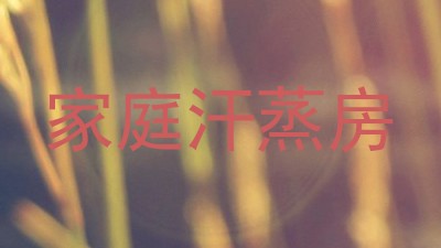 家庭汗蒸房