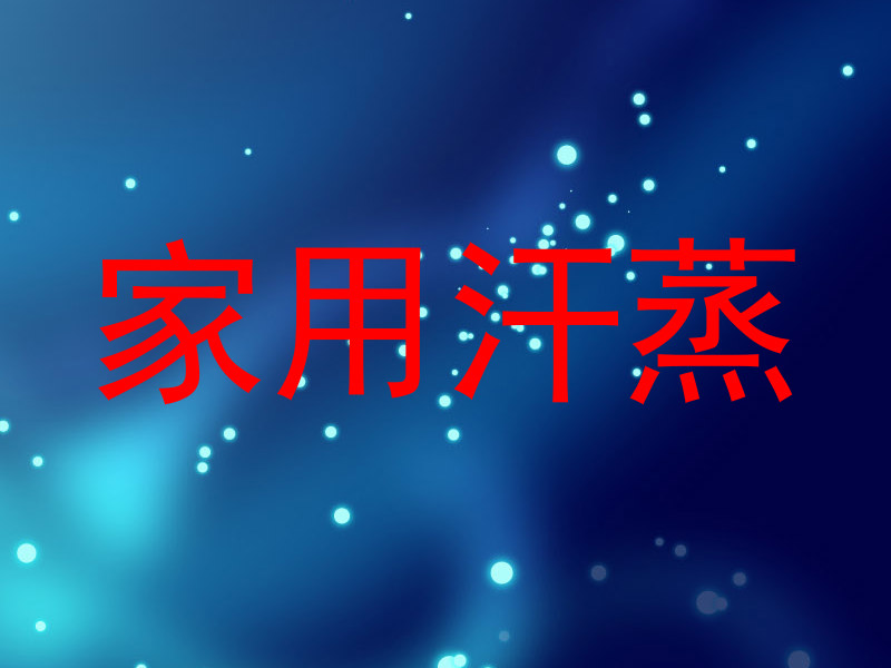 家用汗蒸