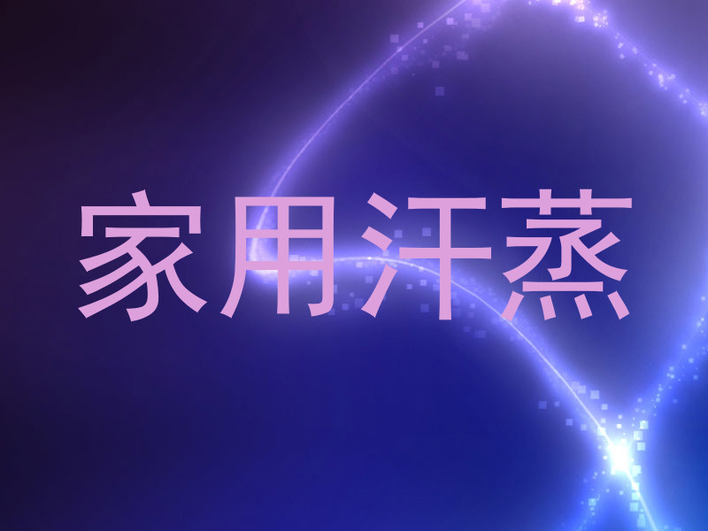 家用汗蒸