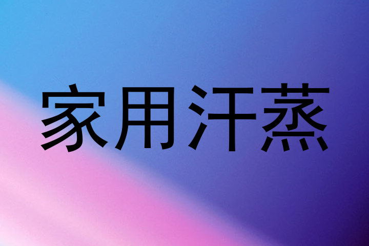家用汗蒸