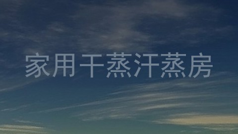 家用干蒸汗蒸房