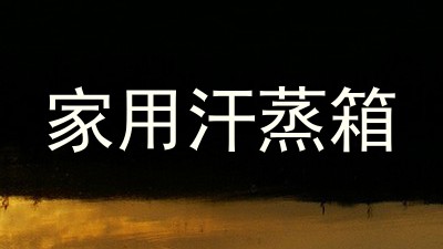 家用汗蒸箱