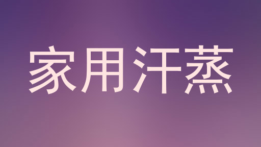 家用汗蒸