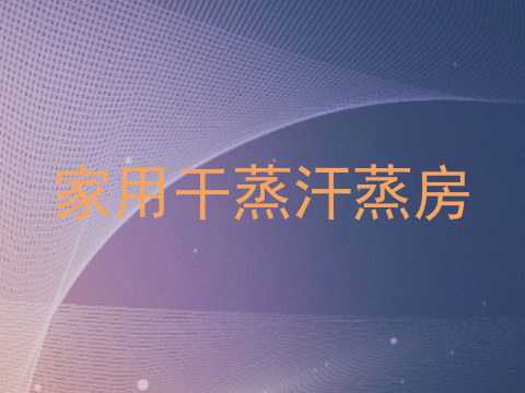 家用干蒸汗蒸房
