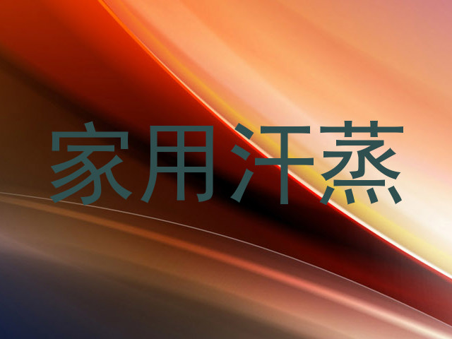 家用汗蒸