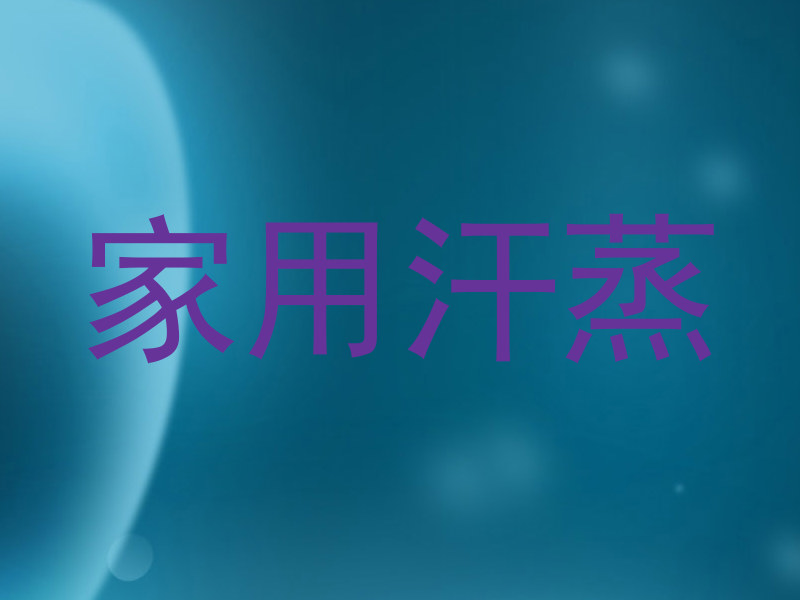 家用汗蒸