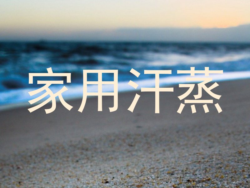 家用汗蒸