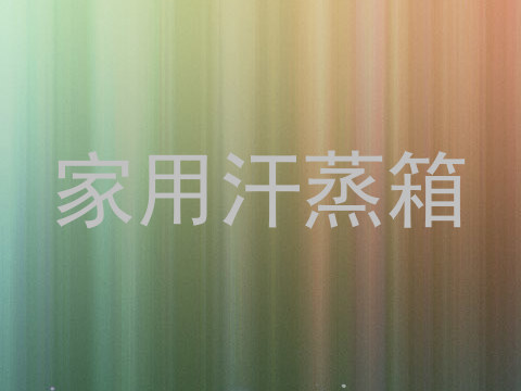 家用汗蒸箱