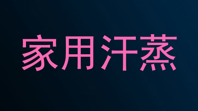家用汗蒸