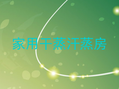 家用干蒸汗蒸房