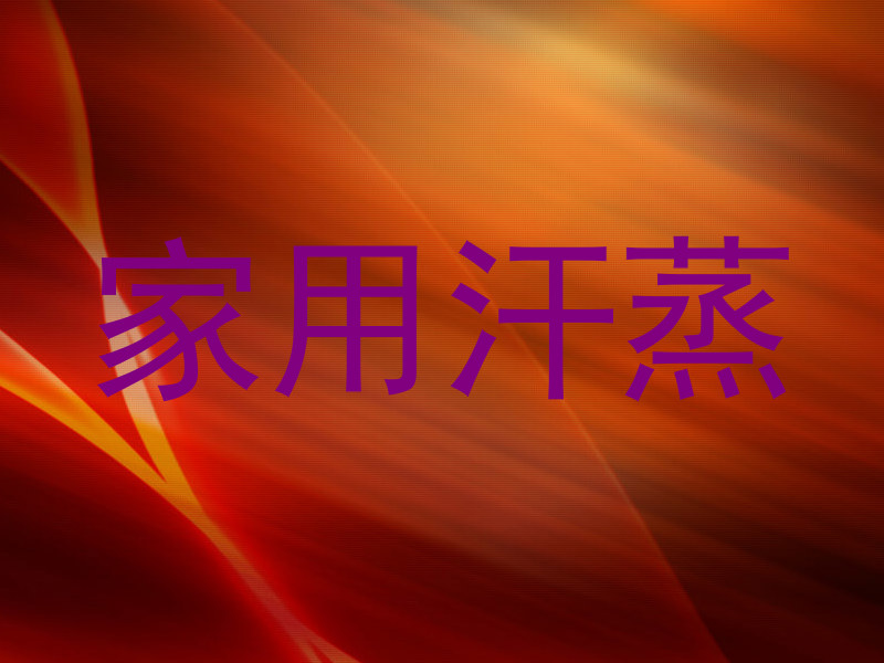 家用汗蒸